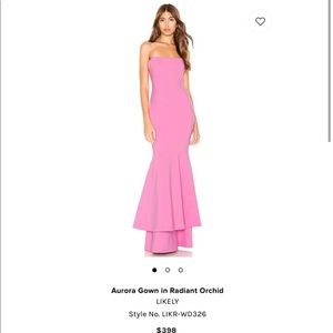 Likely Aurora Gown in Radiant Orchid